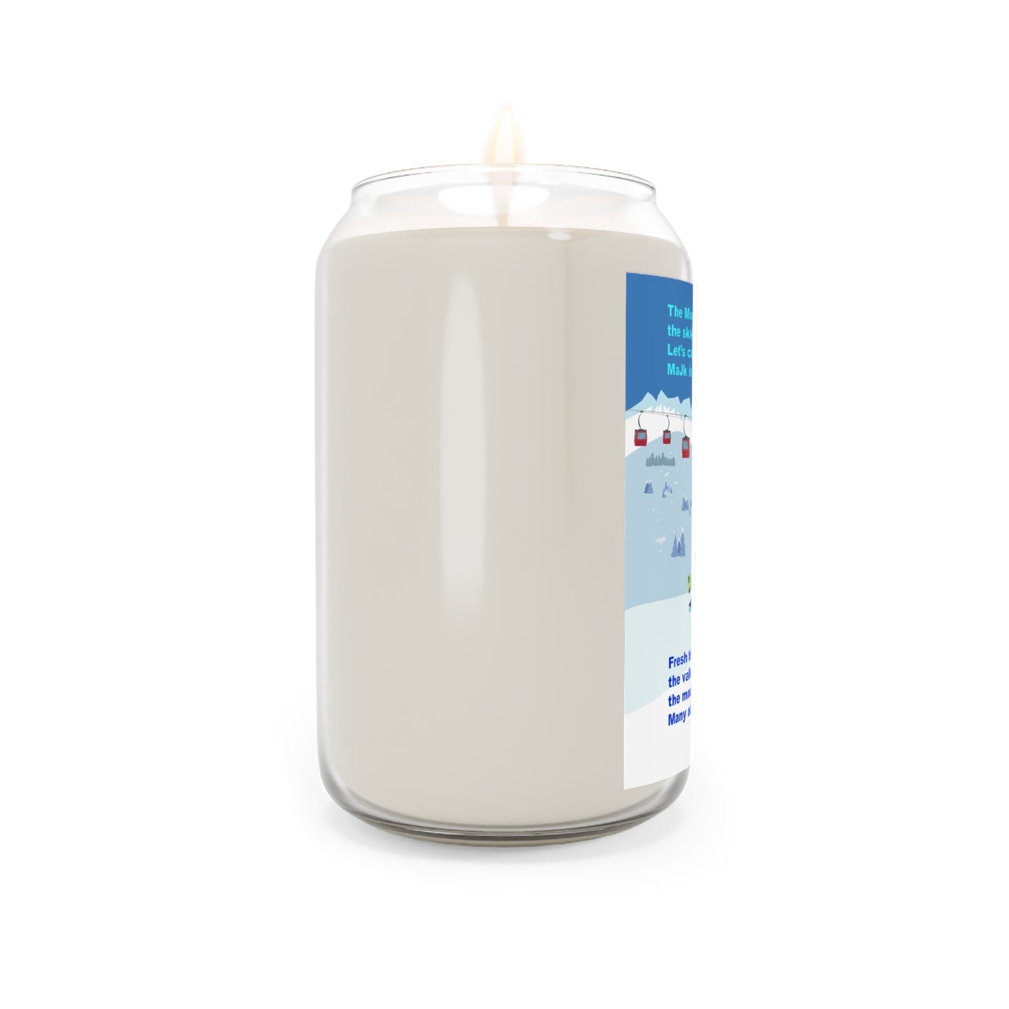 "The mountains are calling" Scented Candle, 13.75oz