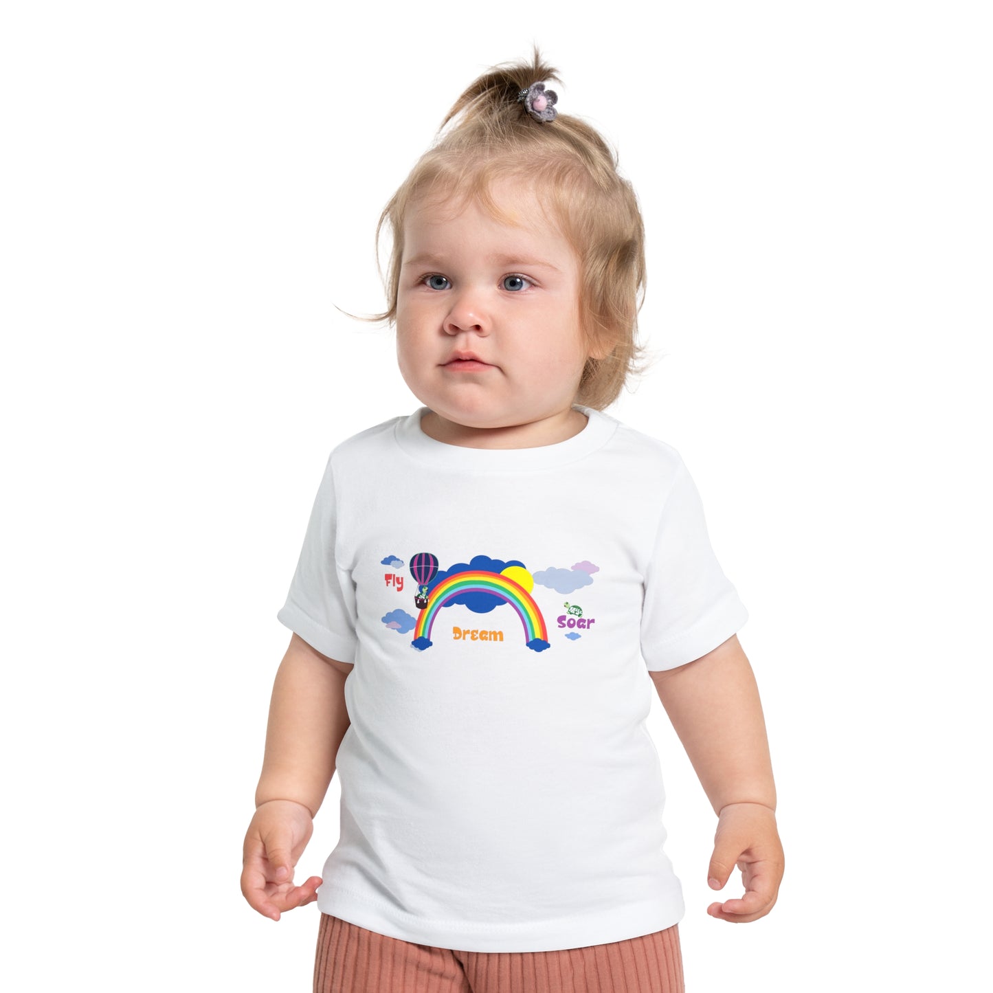 Baby Short Sleeve T-Shirt "Fly, Dream, Soar"