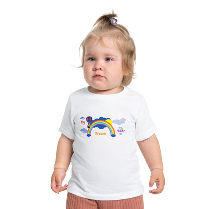 Baby Short Sleeve T-Shirt "Fly, Dream, Soar"