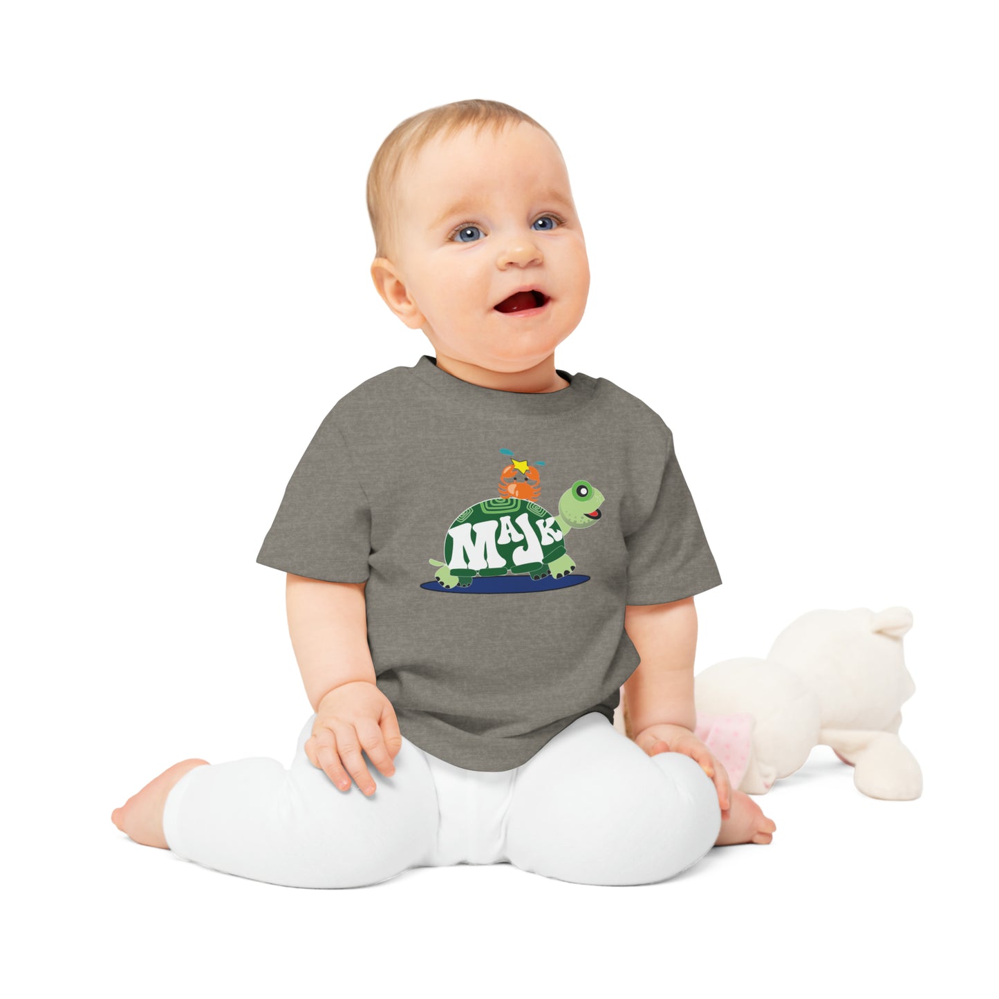Baby T-Shirt -"Bestie's" Collection w/ unilateral shoulder snaps