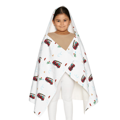 Hooded Towel "MAJK Turtle Fire Department" theme