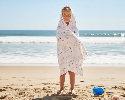 Kid's Hooded Towel — "In Bloom"
