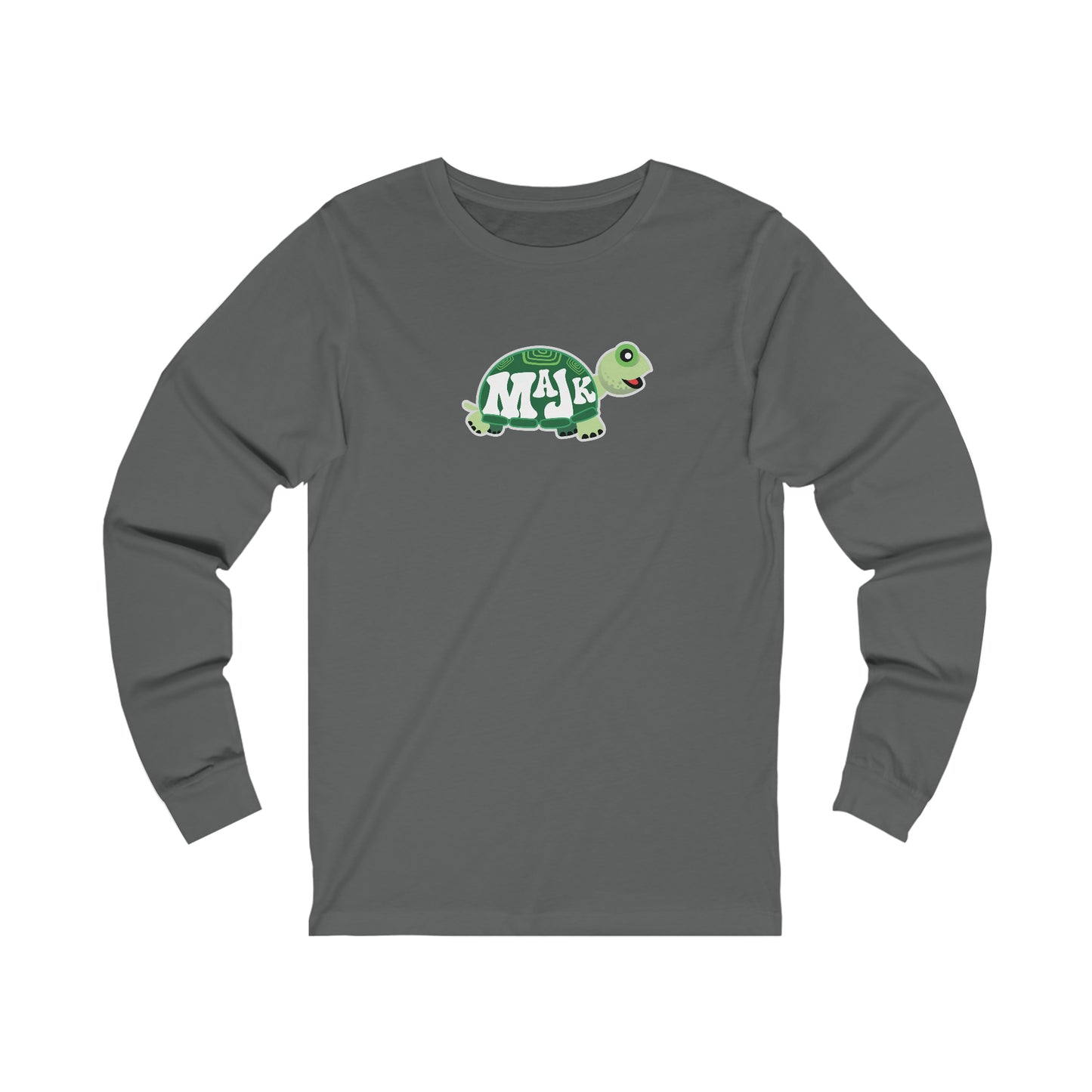 Unisex Jersey Long Sleeve Tee,  MaJK Turtle Logo