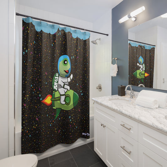 Shower Curtains Blast Off Collection "In to the Abyss"