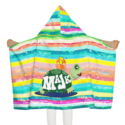 Hooded Towel-Water color "Besties"