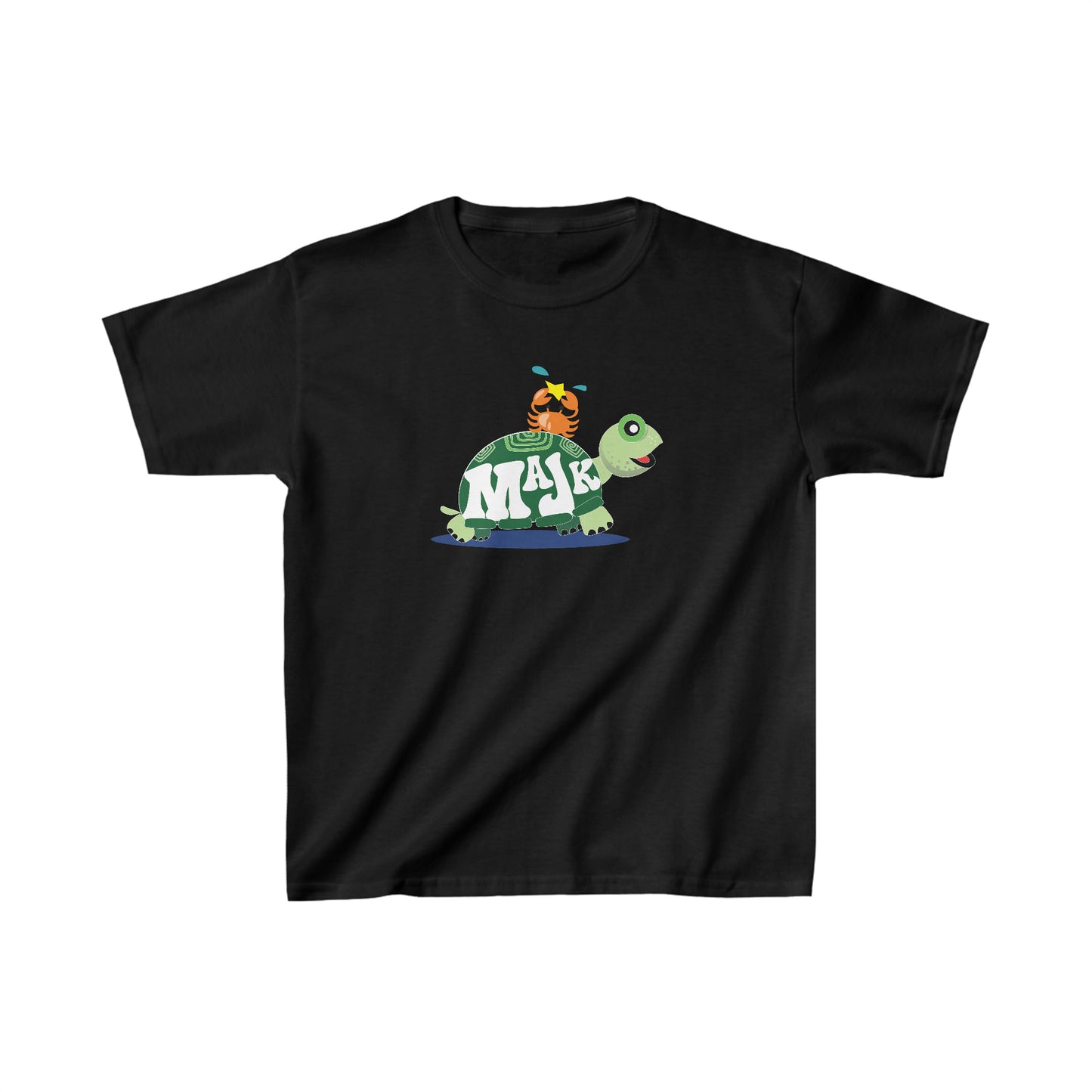 Kid's Classic Cotton Tee,  Bestie's T-shirt w/ MaJK Turtle Logo on back