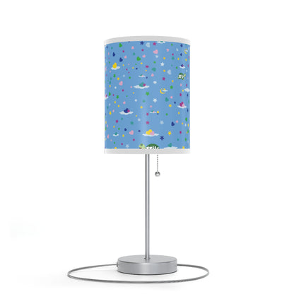 Lamp on a Stand, US|CA plug - Sweet Dreams Little One" Collection (Blue)