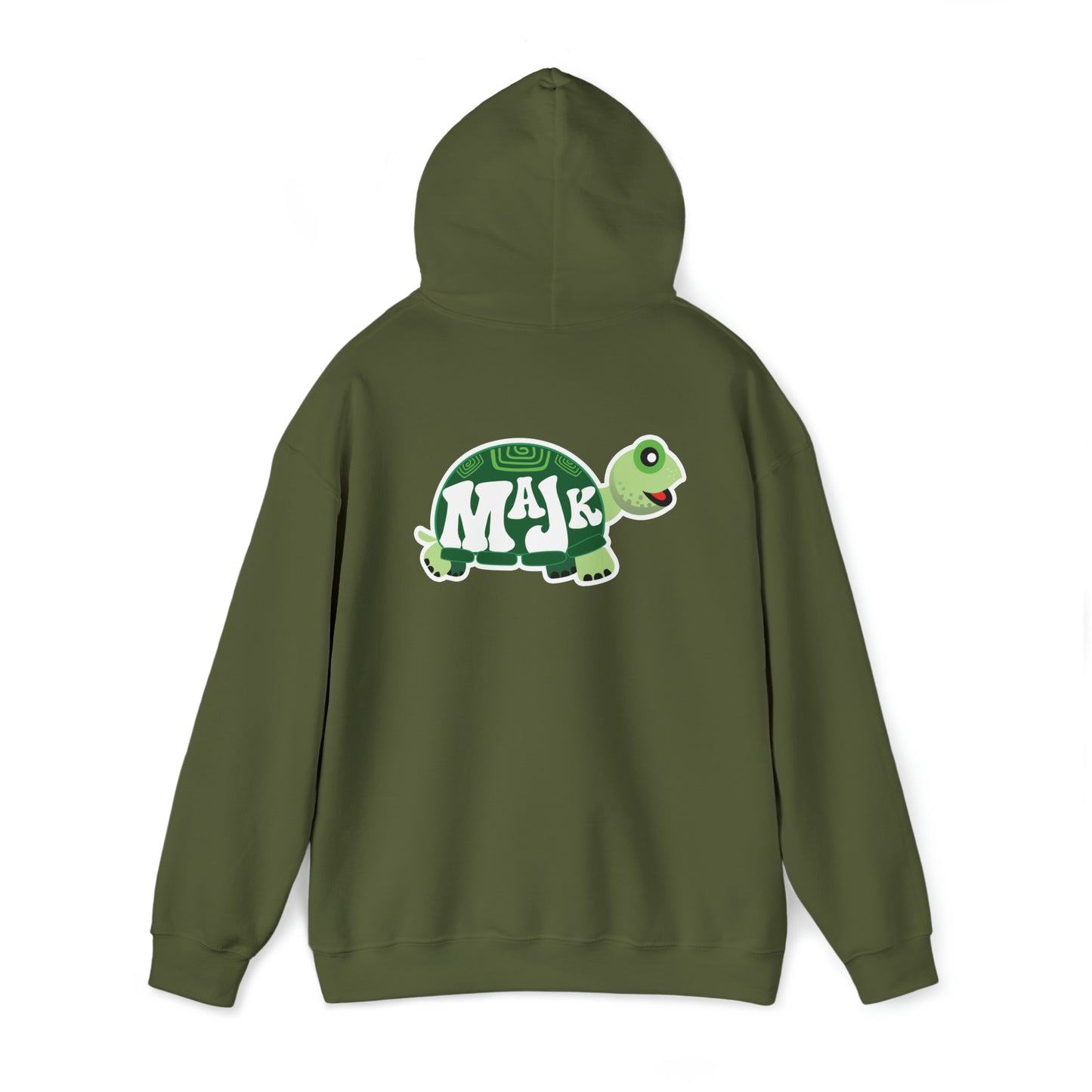 Unisex Heavy Blend Hooded Sweatshirt "MaJk Turtle  Logo"