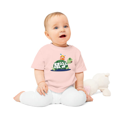 Baby T-Shirt -"Bestie's" Collection w/ unilateral shoulder snaps