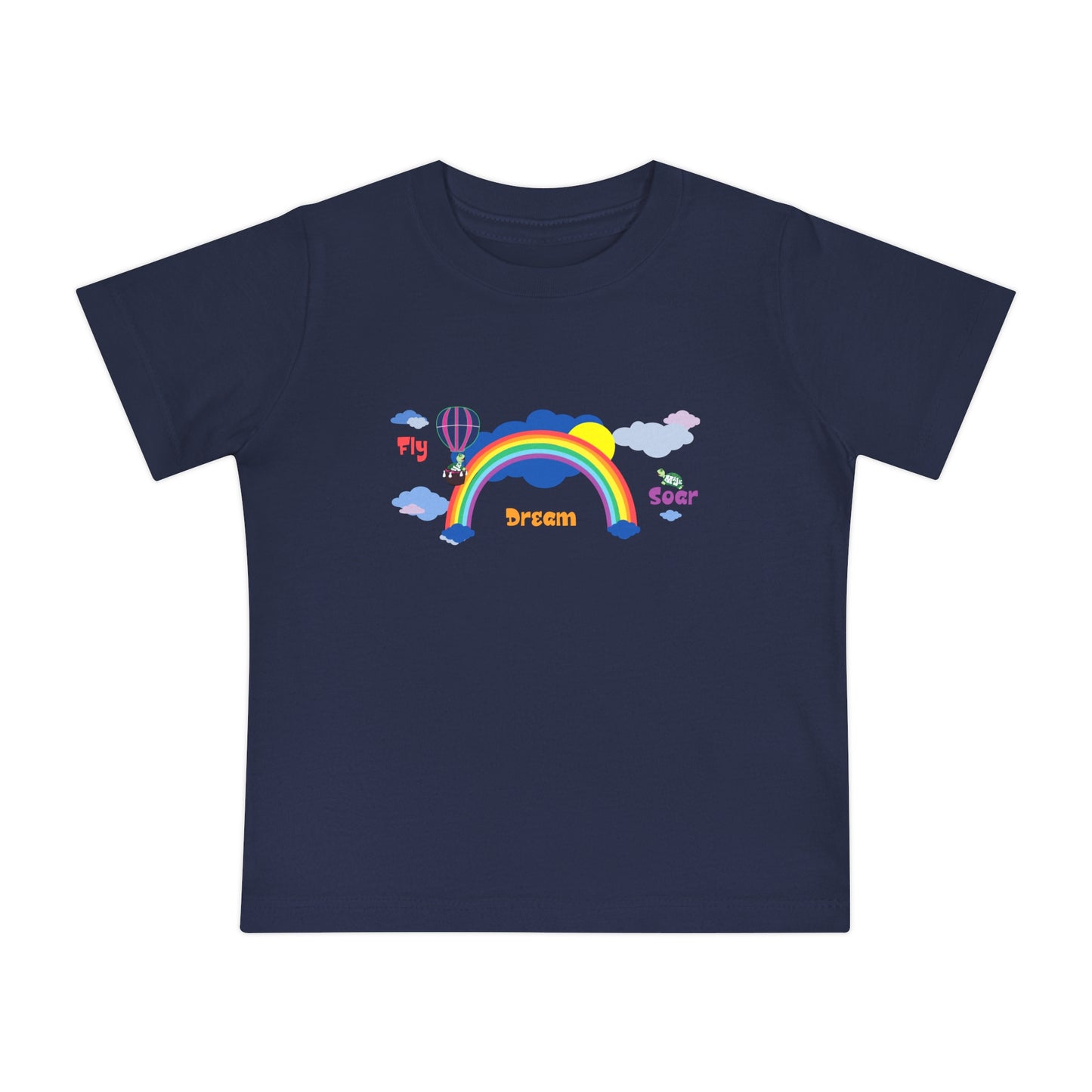 Baby Short Sleeve T-Shirt "Fly, Dream, Soar"