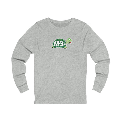 Unisex Jersey Long Sleeve Tee,  MaJK Turtle Logo