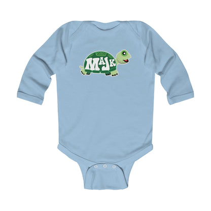 Infant Long Sleeve Bodysuit, by MaJk Turtle Designs