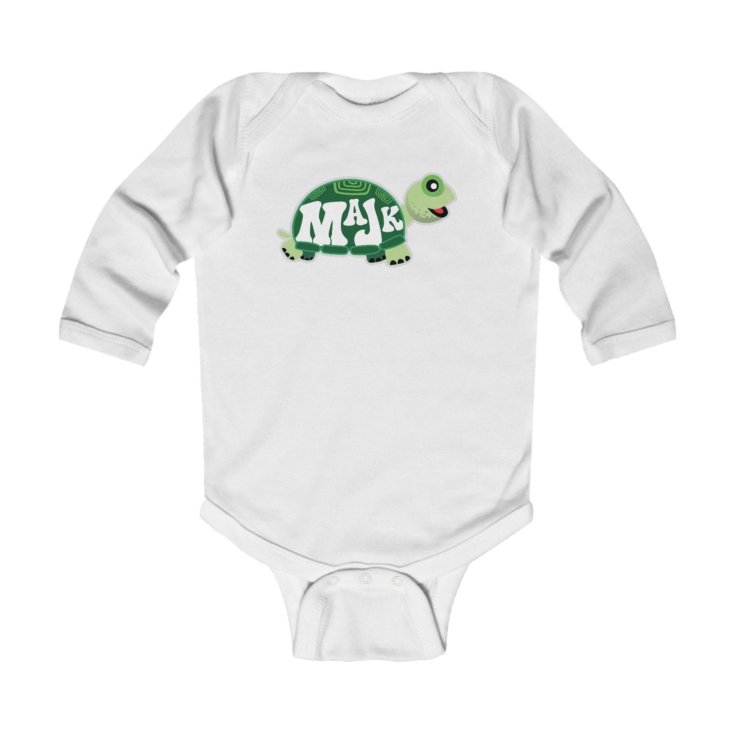 Infant Long Sleeve Bodysuit, by MaJk Turtle Designs