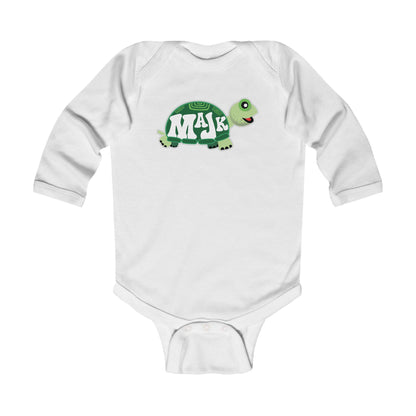 Infant Long Sleeve Bodysuit, by MaJk Turtle Designs