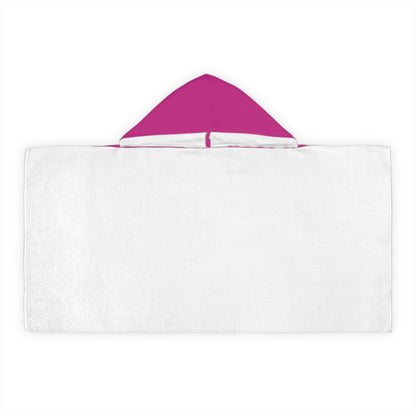 Youth Hooded Towel- "Have a Turtally Awesome Day" ( Fuchsia)