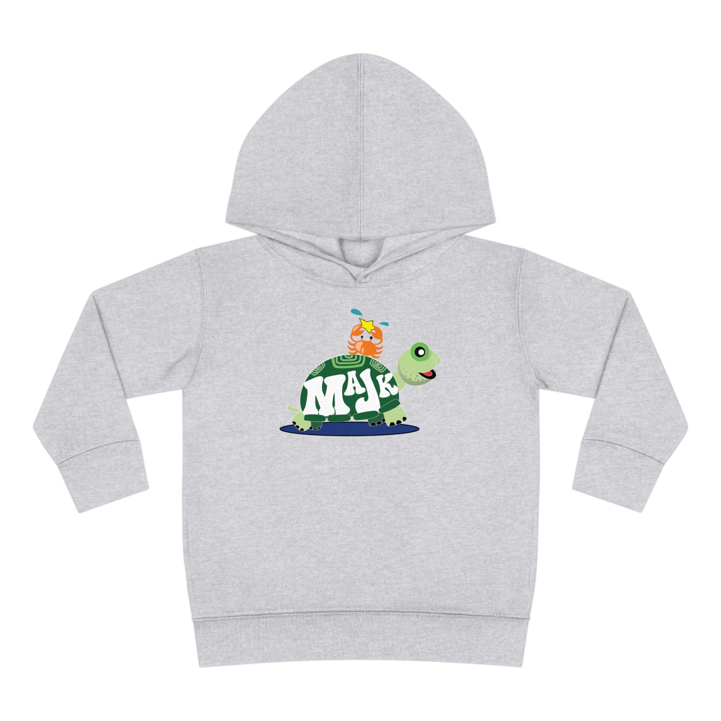 Toddler Pullover, Fleece Hoodie "Besties" (Aqua Logo on back)