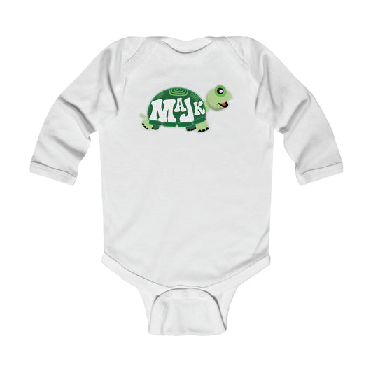 Infant Long Sleeve Bodysuit By MaJk Turtle