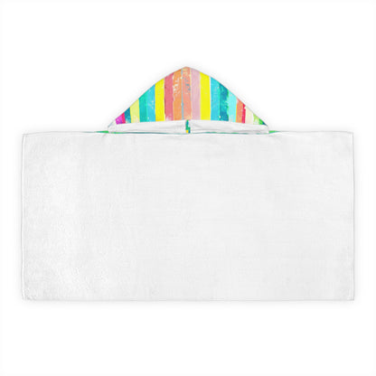 Hooded Towel-Water color "Besties"