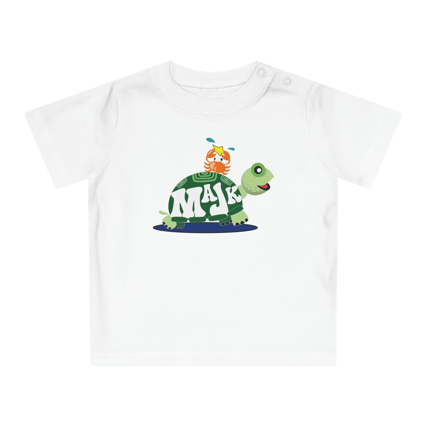 Baby T-Shirt -"Bestie's" Collection w/ unilateral shoulder snaps