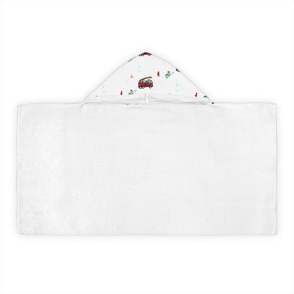 Hooded Towel "MAJK Turtle Fire Department" theme