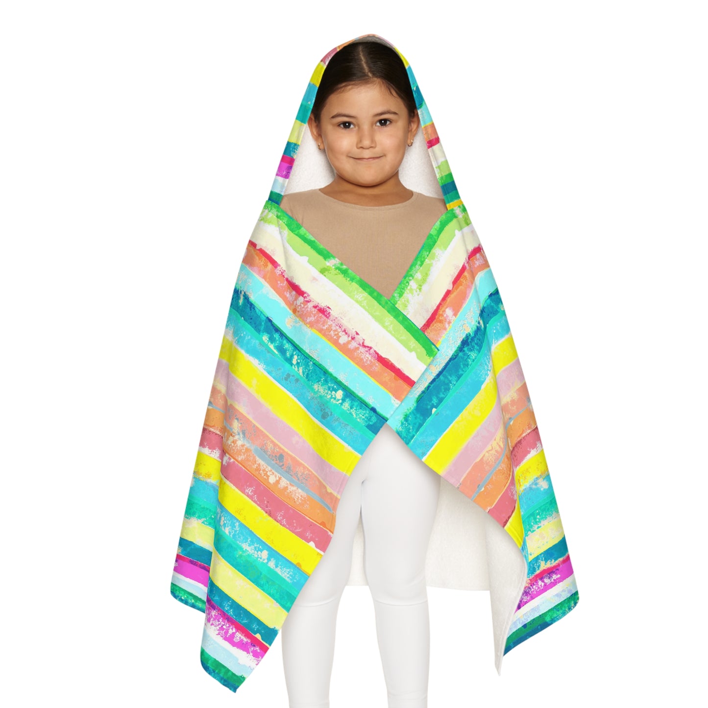 Hooded Towel-Water color "Besties"