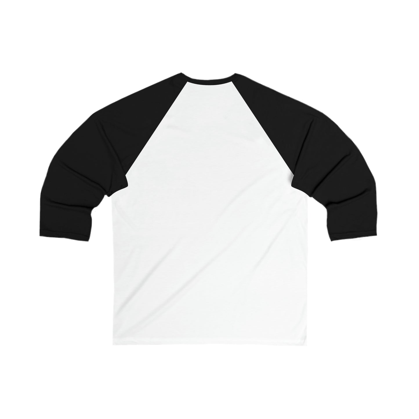 Unisex Sleeve Baseball Tee "Black and White"