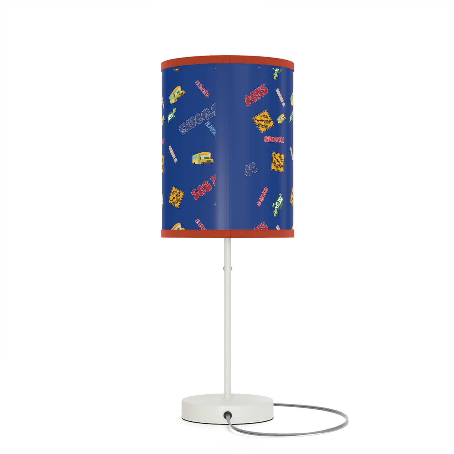 Lamp on a Stand, US|CA plug - Snuggle Bus Collection (blue)