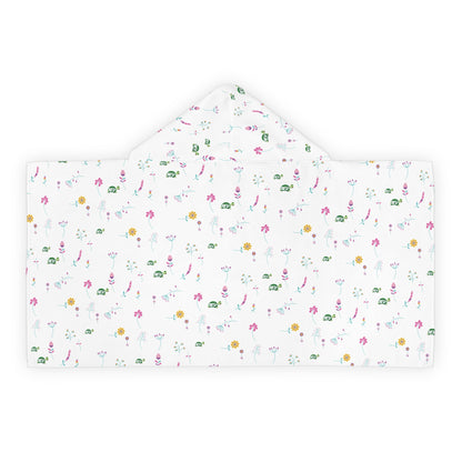 Kid's Hooded Towel — "In bloom"
