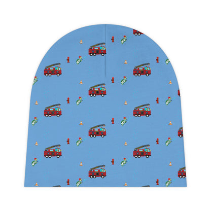 Baby Beanie — MAJK Turtle Firefighter pattern