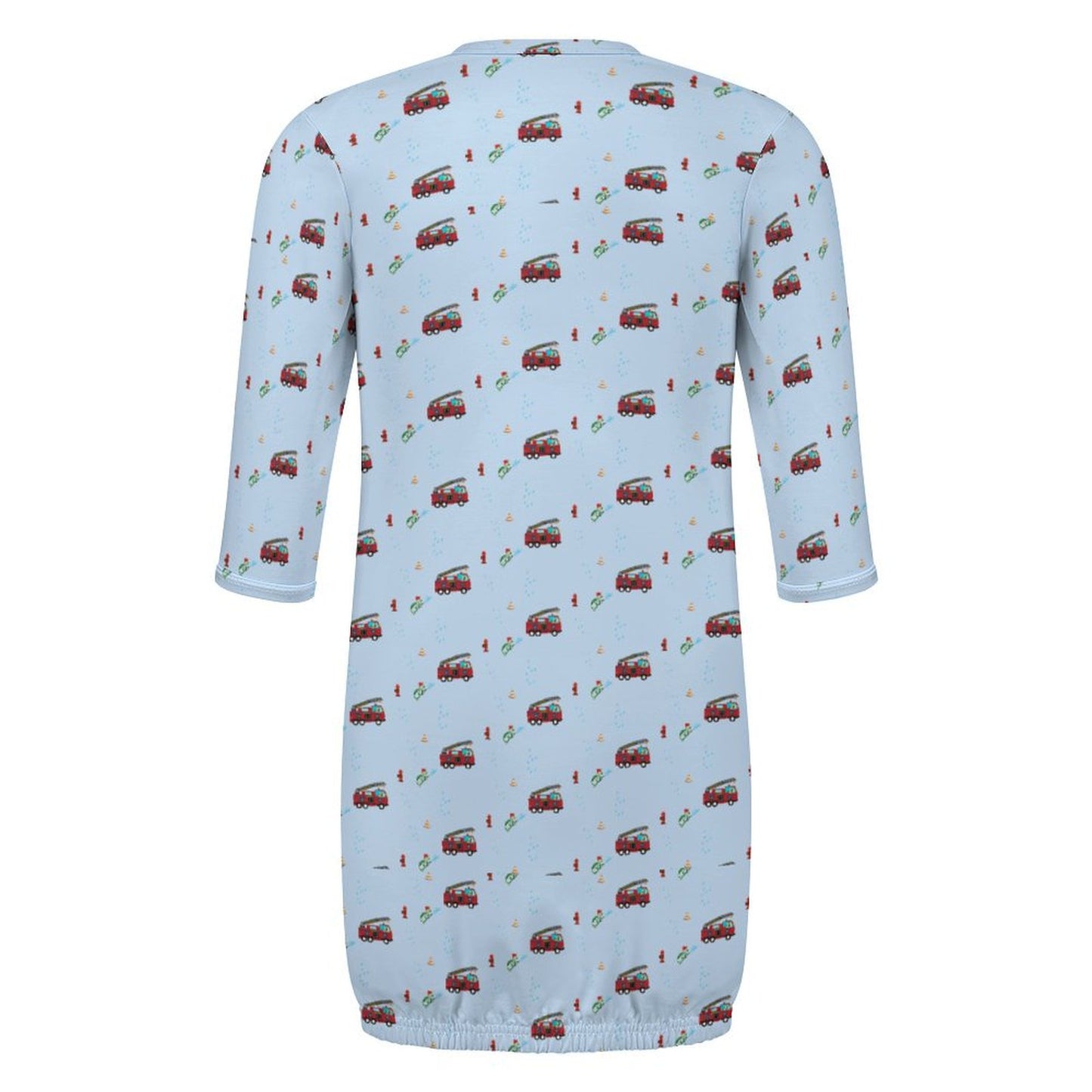 Baby Sleeper Gown "Fire truck theme"