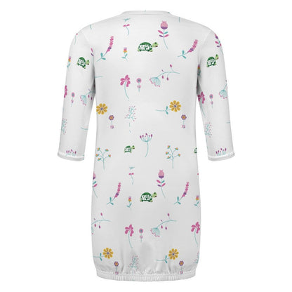 Baby Sleeper Gown "Baby in bloom"