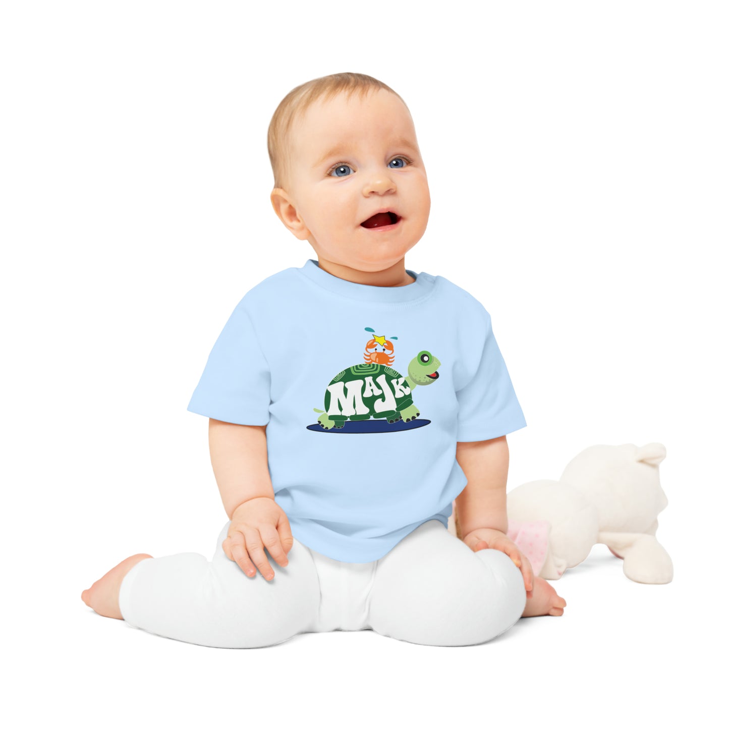 Baby T-Shirt -"Bestie's" Collection w/ unilateral shoulder snaps