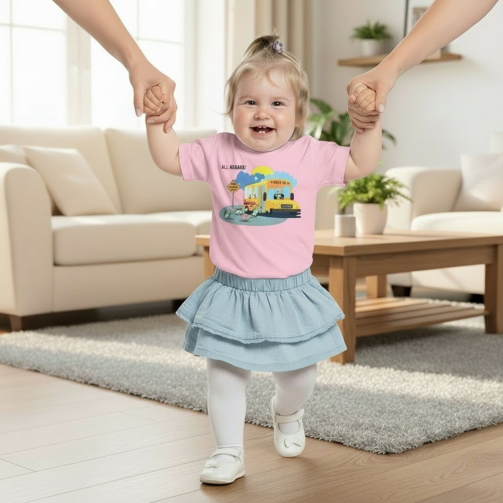 Baby Short Sleeve T-Shirt "Snuggle Bus" Collection (3mo-24 mo)