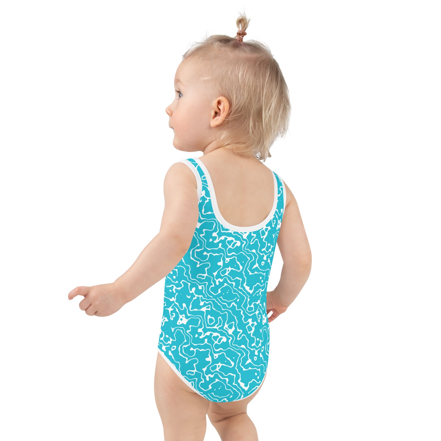 All-Over Print Girl's one-piece Swimsuit "Water ripple"