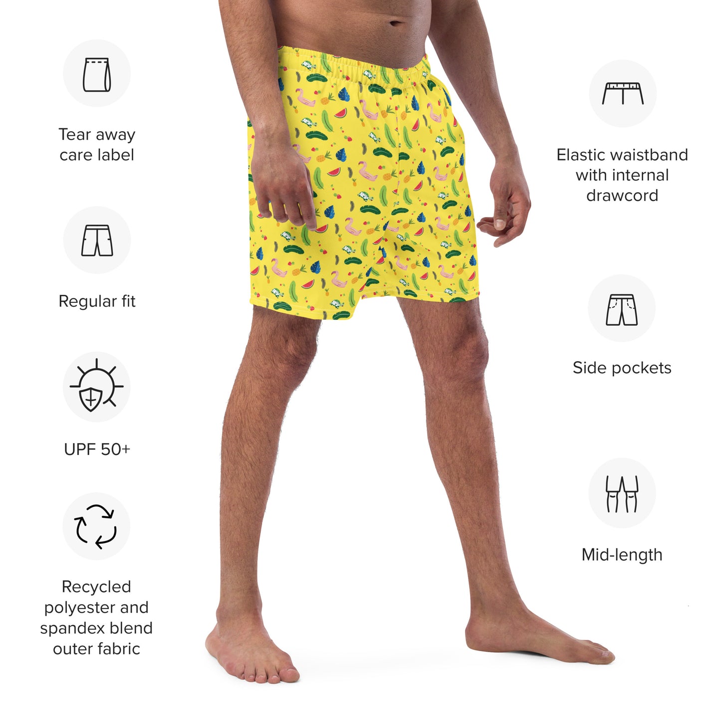 Men's swim trunks "Shell-abration"