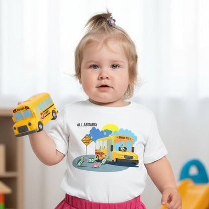 Baby Short Sleeve T-Shirt "Snuggle Bus" Collection (3mo-24 mo)