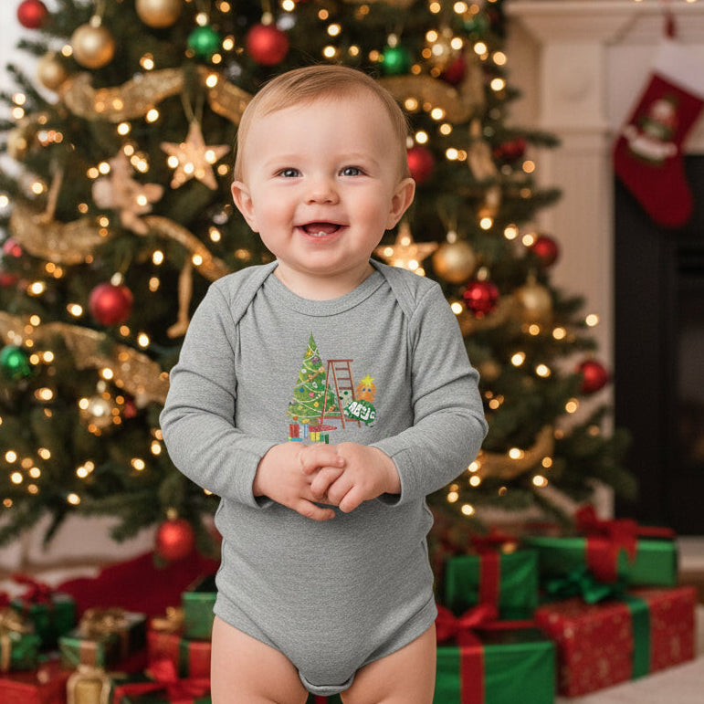 Infant Long Sleeve Bodysuit, "Believe in the magic"