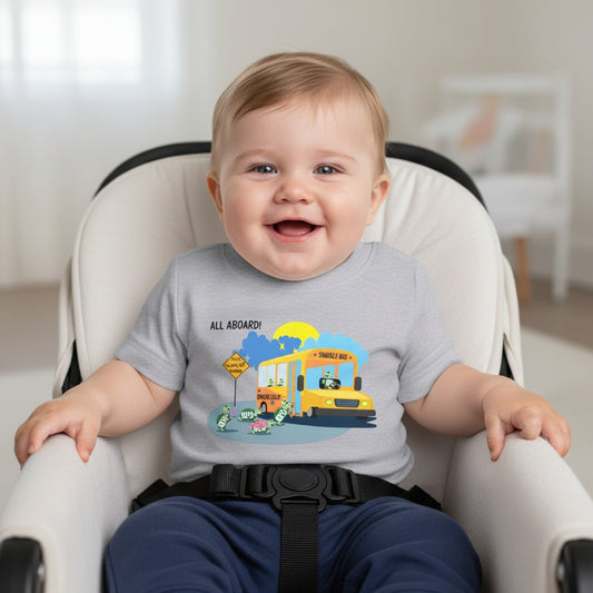 Baby Short Sleeve T-Shirt "Snuggle Bus" Collection (3mo-24 mo)