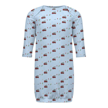 Baby Sleeper Gown "Fire truck theme"