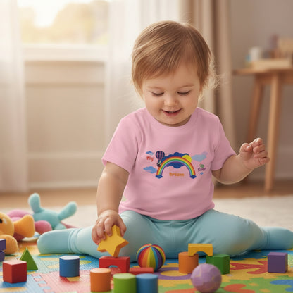 Baby Short Sleeve T-Shirt "Fly, Dream, Soar"