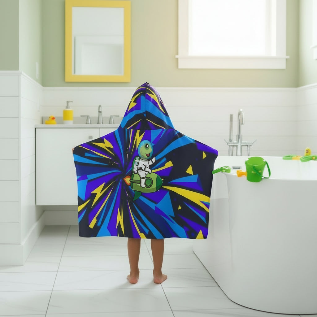 Kid's Hooded Towel "Galactica"