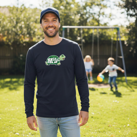 Unisex Jersey Long Sleeve Tee,  MaJK Turtle Logo