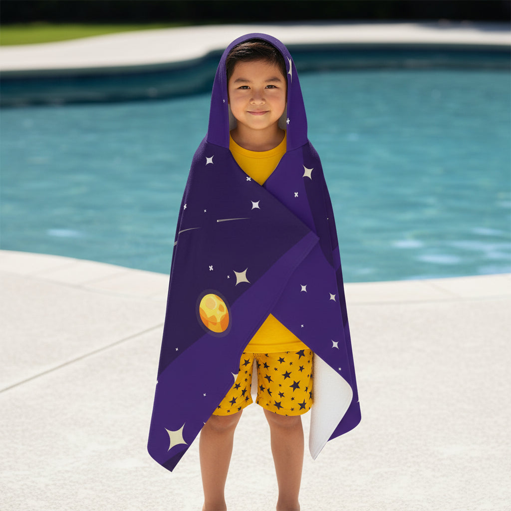 Kid's Hooded Towel- "Nebula"