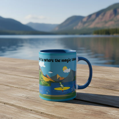Accent Coffee Mug, 11oz "SUP"  collection/ Scenic View