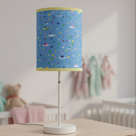 Lamp on a Stand, US|CA plug - Sweet Dreams Little One" Collection (Blue)