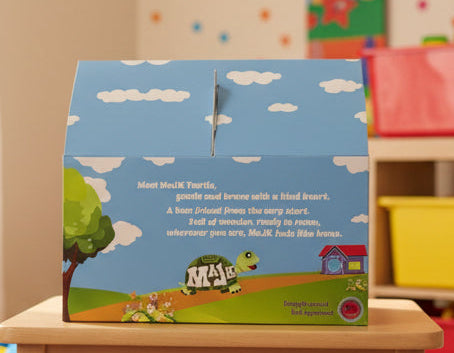 MAJK Turtle Plush Stuffed Toy, 12"