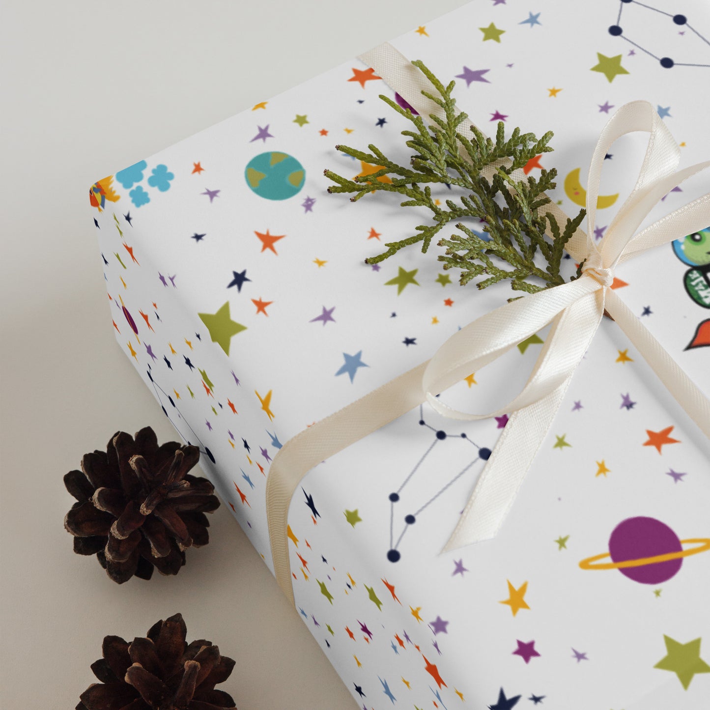 Designer Wrapping paper sheets- "Shell-abration"