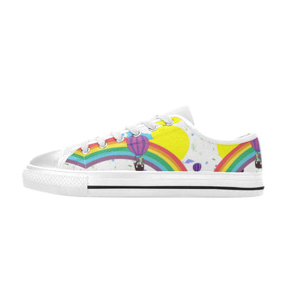 SALE: Canvas Kid's low-cut sneakers "Over the Rainbow"