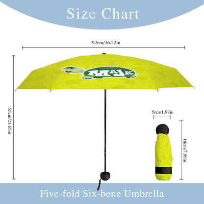 Hand-Opened Umbrella -Happy Days Collection (Lemon-Lime)