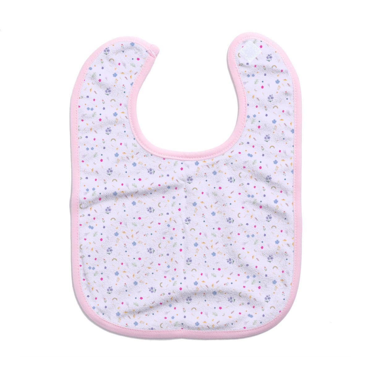 Cotton Baby Bib/ Drooling Towel - Over the Rainbow Collection (Flower Pattern)